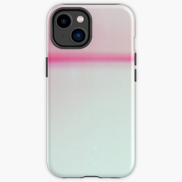 Pink and Blue Light Leak Film Scan iPhone Tough Case