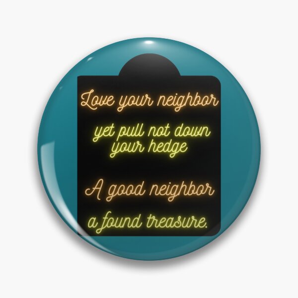 Item preview, neighbour sticker A good neighbor-a found treasure designed and sold by MarielBernhard.