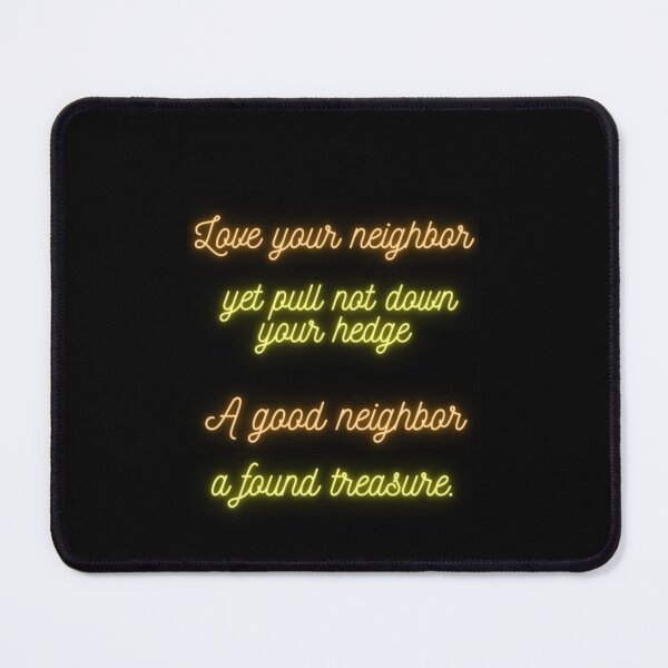 Item preview, neighbour sticker A good neighbor-a found treasure designed and sold by MarielBernhard.