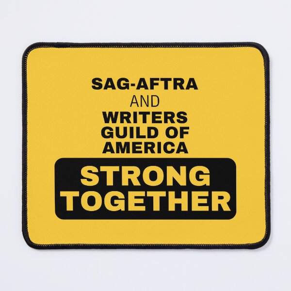 Item preview, Yellow SAG-AFTRA & WAG Strong together - I stand with SAG-AFTRA & WGA designed and sold by khumpa.