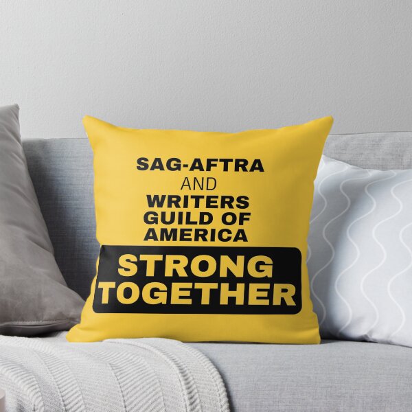 Item preview, Yellow SAG-AFTRA & WAG Strong together - I stand with SAG-AFTRA & WGA designed and sold by khumpa.