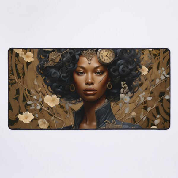 Item preview, Female Empowerment Portrait Steampunk Twisted Nature designed and sold by BrandonArtWorld.