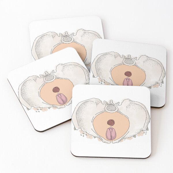 Item preview, Floral Pelvic Floor Anatomy designed and sold by Katie Barnett.