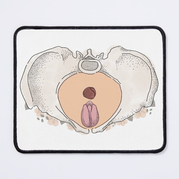 Item preview, Floral Pelvic Floor Anatomy designed and sold by Katie Barnett.