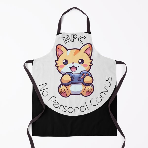 Item preview, NPC: No Personal Convos | Gamer Cat designed and sold by JenovasGifts.
