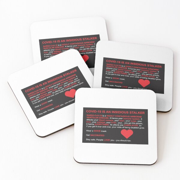 Item preview, Covid is an Insidious Stalker - Dark  designed and sold by SheenaEaston.