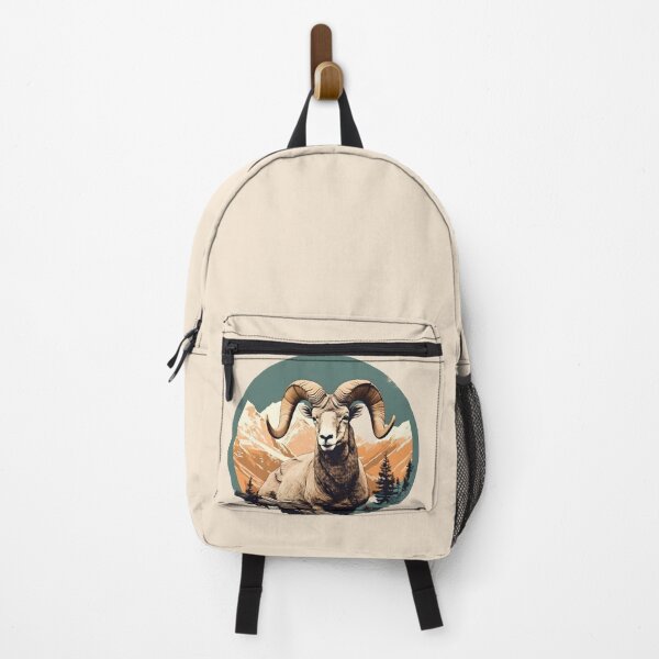 Item preview, Vintage Colorado Bighorn Sheep Illustration | Nature Art designed and sold by InkedBeasts.