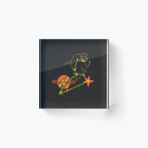 Item preview, Leo Constellation Botanical Theme designed and sold by emmamayartworks.