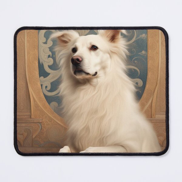 Item preview, white dog designed and sold by douglasxz.