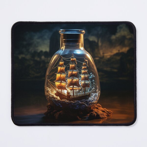 Item preview, Mysterious drifting bottle designed and sold by Stickermagician.