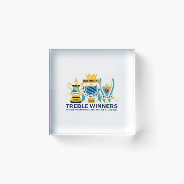 Item preview, Manchester City Treble Winners - The best team designed and sold by ModernVintageAr.