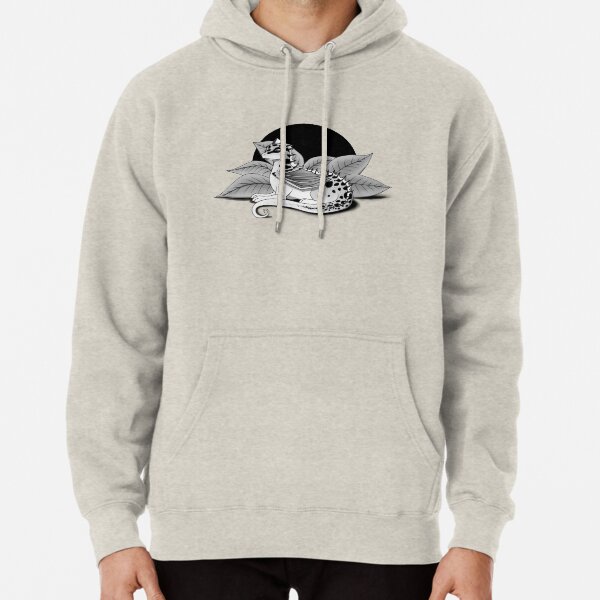 Poisonous Pseudodragon (Grey Scale) Pullover Hoodie