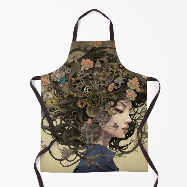 Item preview, Female Empowerment Portrait Steampunk Twisted Nature designed and sold by BrandonArtWorld.