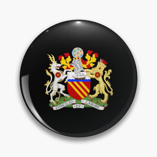 Item preview, Manchester Coat of Arms, England designed and sold by ModernVintageAr.