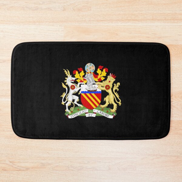 Item preview, Manchester Coat of Arms, England designed and sold by ModernVintageAr.
