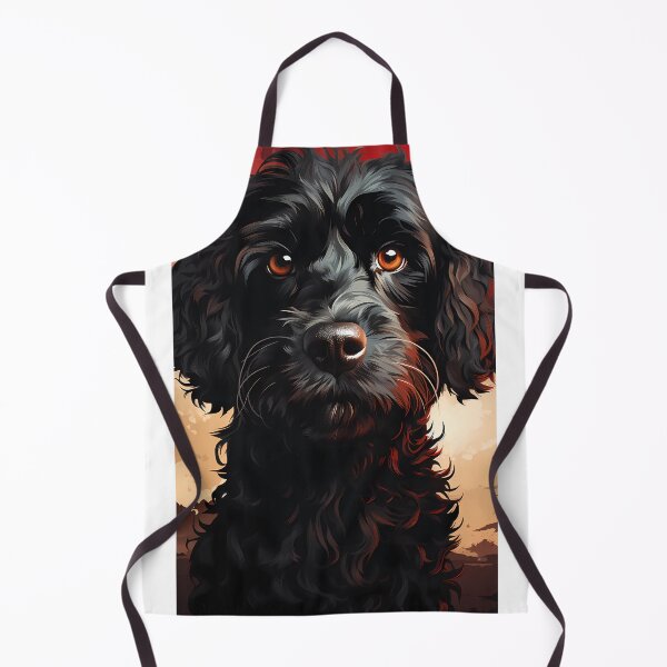 Item preview, Ilustración de un perro caniche negro designed and sold by laobc.