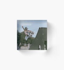 Punch the sky Acrylic Block