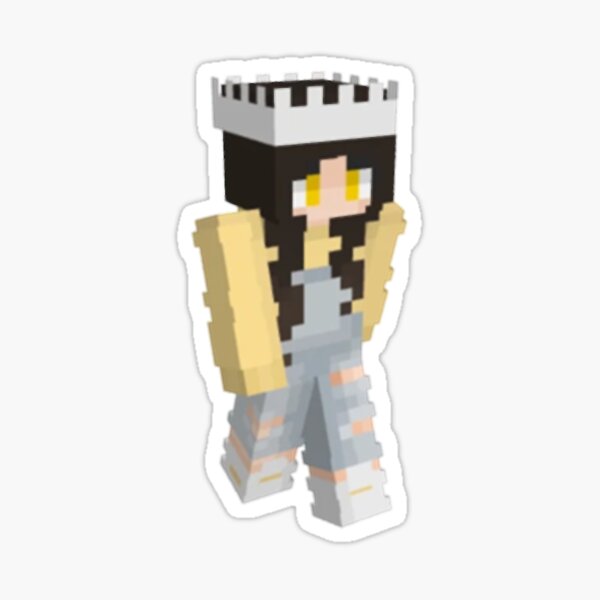 Technoblade Minecraft skin Sticker for Sale by lottedesigns