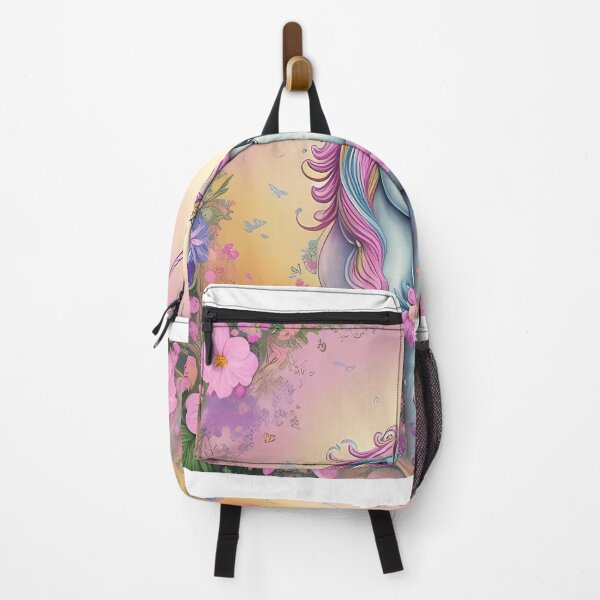 Item preview, Enchanting Unicorn in a Sea of Blooms designed and sold by hosniinhonoyd.