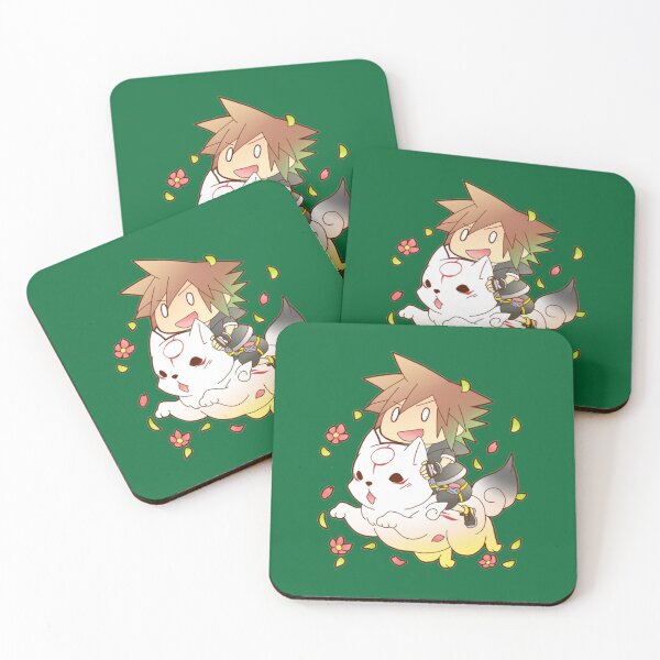 Item preview, Chibi Sora _amp_ Okami of KH   designed and sold by ZKluckjewelr66.