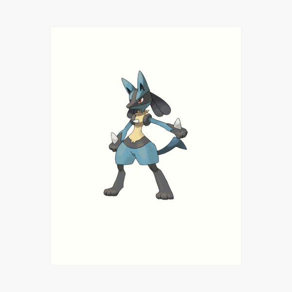 Shiny Lucario Pixel Art