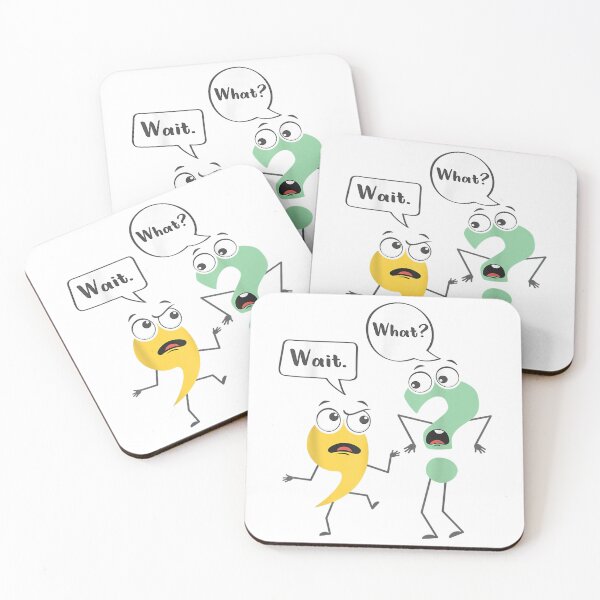 Item preview, Wait What - Funny English Teacher Grammar Police Grammarian designed and sold by AvelaineDastous.