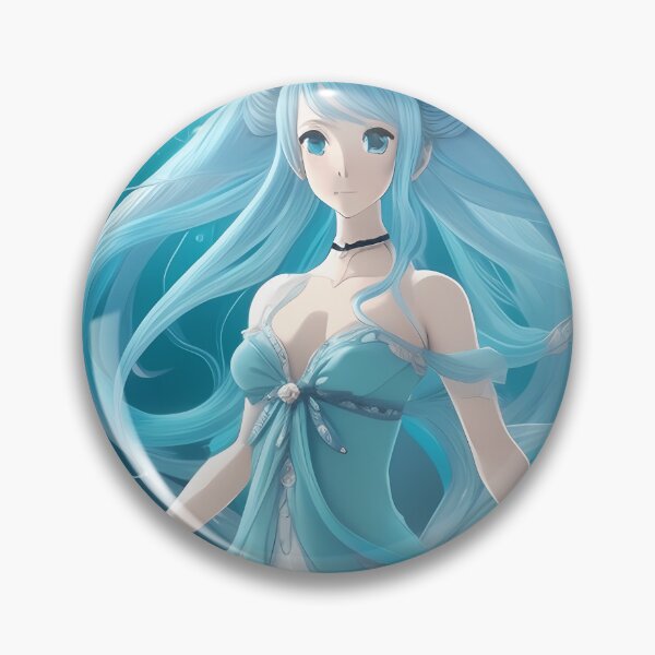 Item preview, Ethereal Ocean Explorer -Blue - Haired Girl designed and sold by hosniinhonoyd.