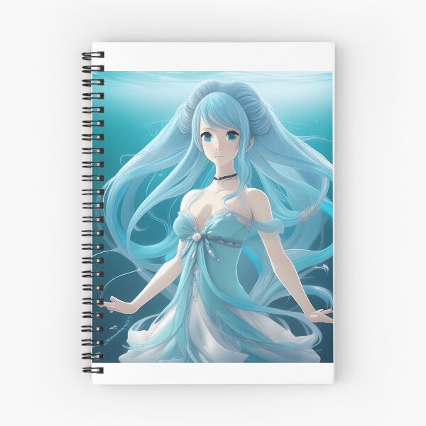 Item preview, Ethereal Ocean Explorer -Blue - Haired Girl designed and sold by hosniinhonoyd.
