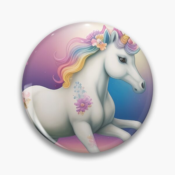 Item preview, Enchanting Unicorn in a Sea of Blooms 	 designed and sold by eliiseavdusq.