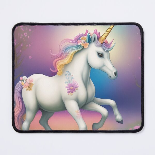 Item preview, Enchanting Unicorn in a Sea of Blooms designed and sold by eliiseavdusq.