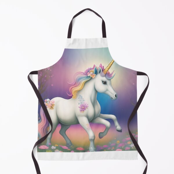 Item preview, Enchanting Unicorn in a Sea of Blooms designed and sold by eliiseavdusq.