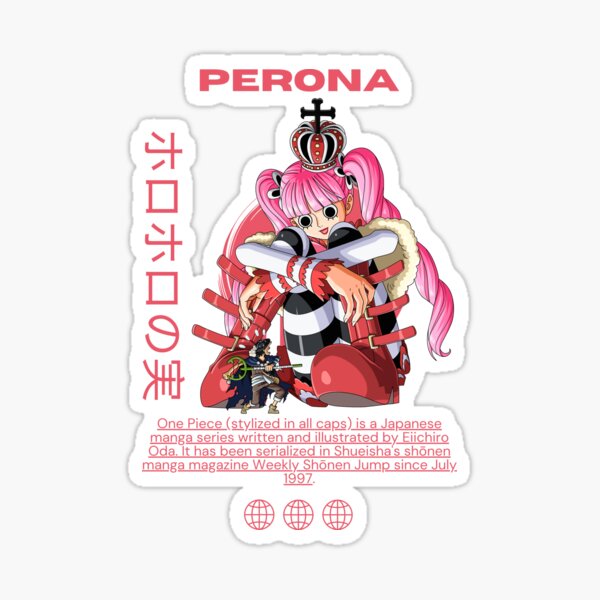 Mihawk and Perona Sticker for Sale by xo-romiiarts