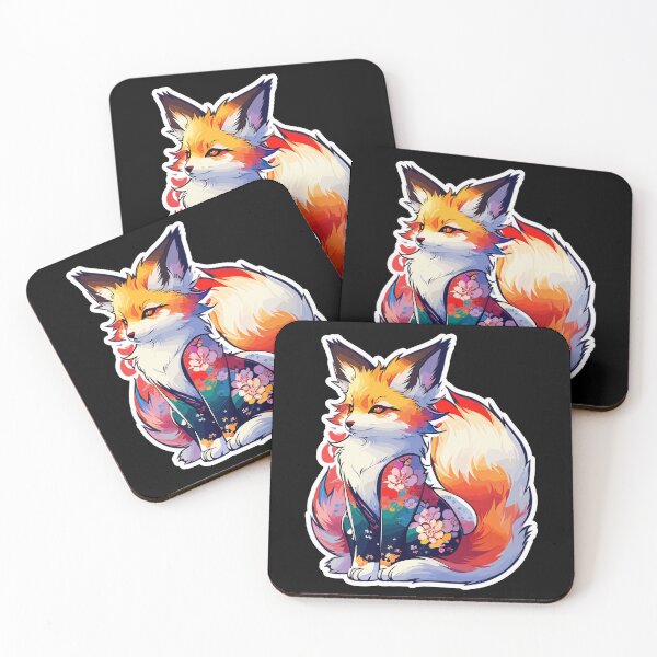 Item preview, Japanese Fox, Kawaii Kitsune, Japanese Mythical Creature, Kitsune Girl designed and sold by Porcupine Tees ⭐⭐⭐⭐⭐.