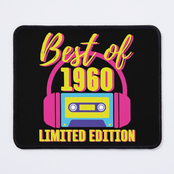 Item preview, Best of 1960 Cassette Tape Retro 1980s Birthday Party Theme 63rd Birthday designed and sold by CreationsbyAny.