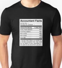 Camiseta ajustada Datos del contador | Contabilidad divertida