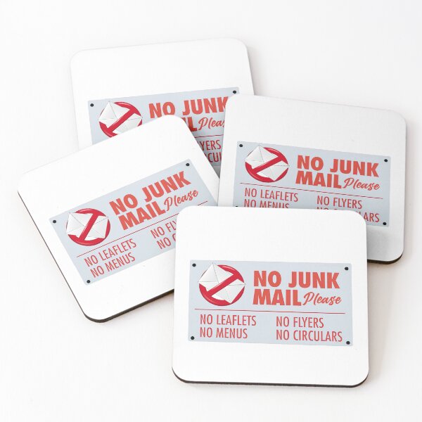 Item preview, No Junk Mail, No Junk Mail Please designed and sold by graphic-genie.