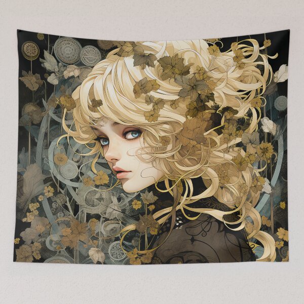 Item preview, Female Empowerment Portrait Steampunk Twisted Nature designed and sold by BrandonArtWorld.