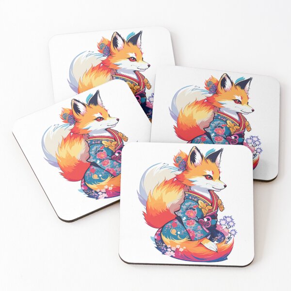 Item preview, Japanese Fox, Kawaii Kitsune, Japanese Mythical Creature, Kitsune Girl designed and sold by Porcupine Tees ⭐⭐⭐⭐⭐.
