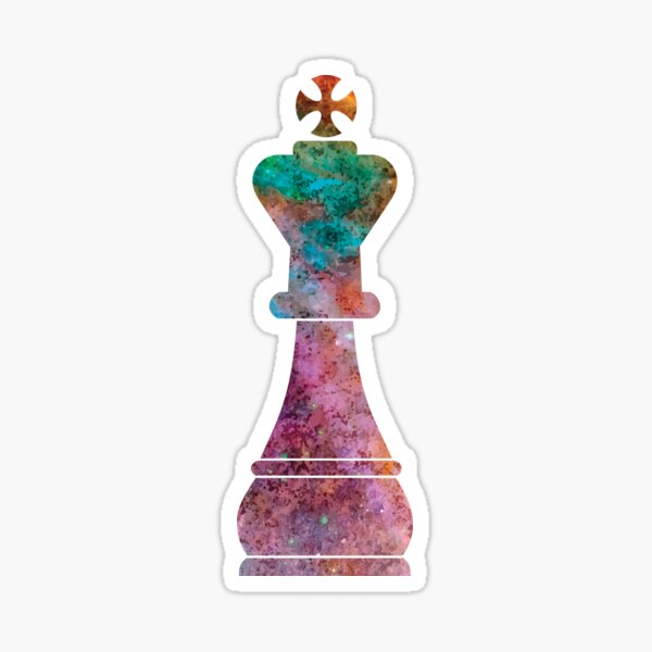 Chess Playing Piece - The King Sticker