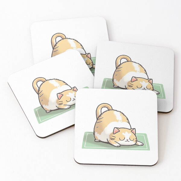 Item preview, Yoga Cat designed and sold by Chibi-Art.