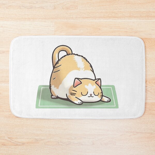 Item preview, Yoga Cat designed and sold by Chibi-Art.