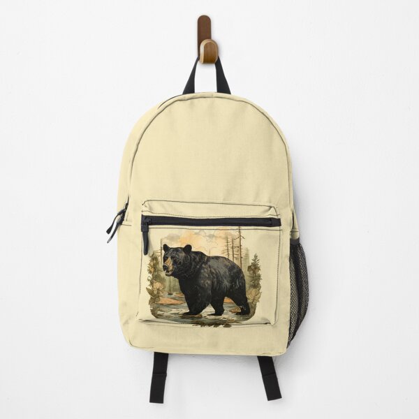 Item preview, Louisiana Black Bear Illustration | Vintage Nature Art designed and sold by InkedBeasts.