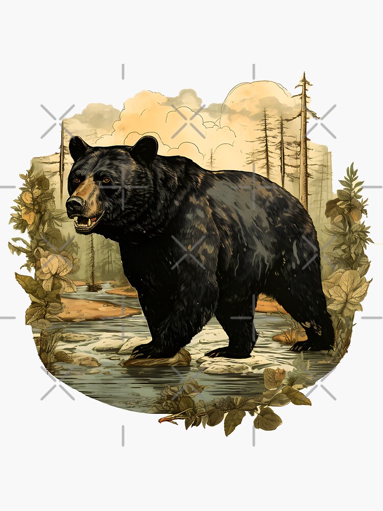 Bear Nature Sticker