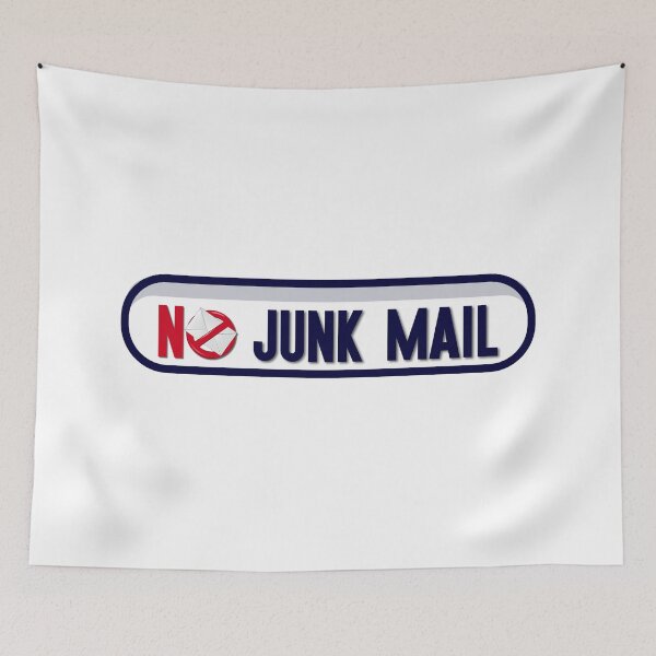Item preview, No Junk Mail, No Junk Mail Please designed and sold by graphic-genie.