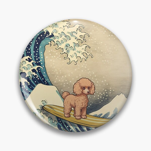 Artikelvorschau, Poodle Kanagawa Japanese Surfing Wave entworfen und verkauft von rafaeltto.