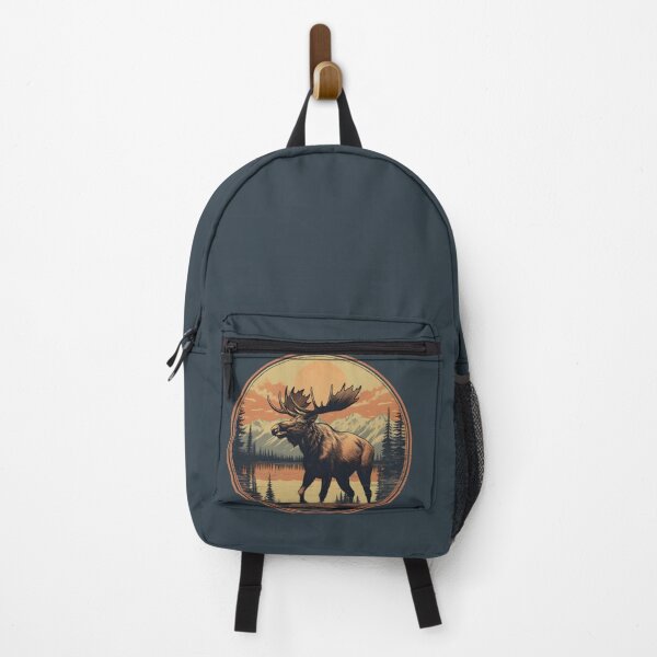 Item preview, Vintage Maine Moose Illustration | Nature of the US designed and sold by InkedBeasts.