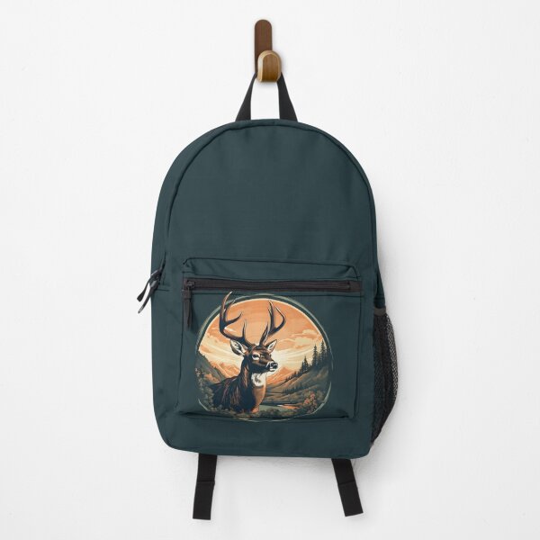 Item preview, Vintage Michigan Deer Hunting Illustration | UP North Art designed and sold by InkedBeasts.