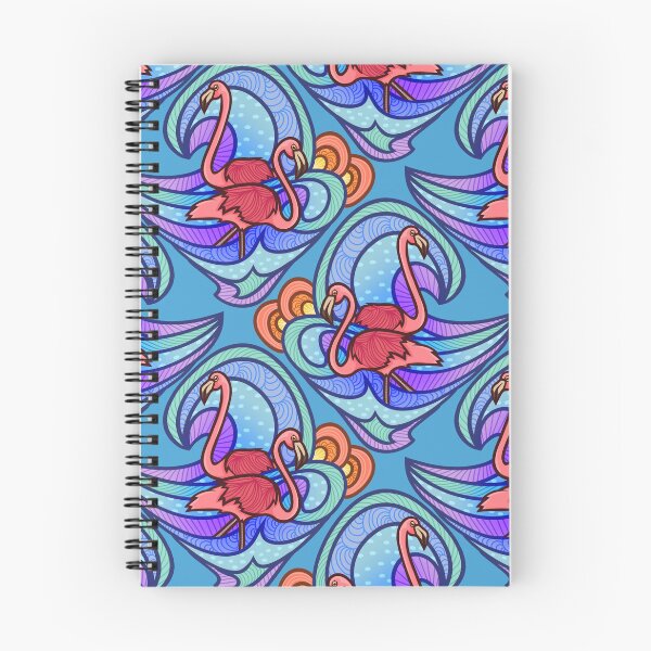 Item preview, Festive Flamingos  designed and sold by smoothfoxill.
