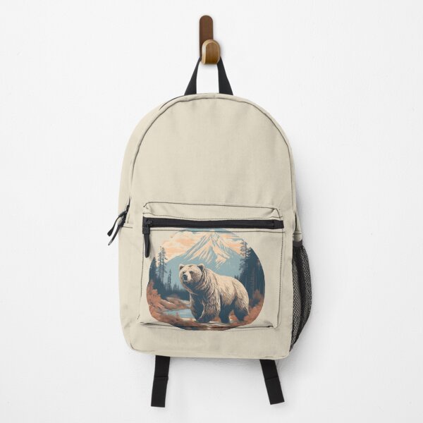 Item preview, Vintage Montana Grizzly Bear Illustration | Wildlife Art designed and sold by InkedBeasts.