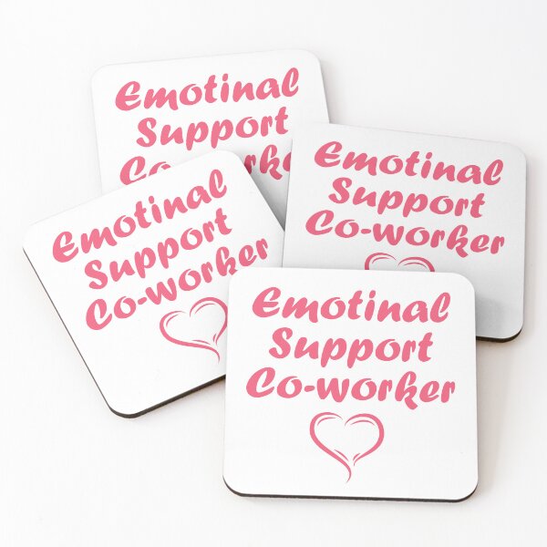 Item preview, Work Bestie gifts quote emotional support co-worker designed and sold by MortalRight.